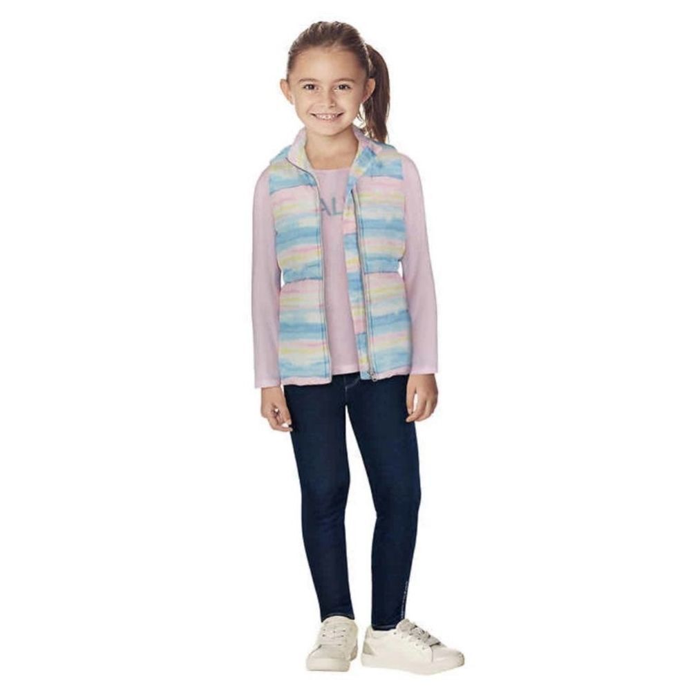 Calvin Klein Kids 3-piece Vest Set, Rainbow